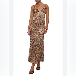Princess Polly Sanctuary Maxi Dress Leopard